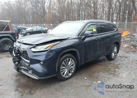 2021 Toyota Highlander Platinum from USA, damaged, VIN 5TDFZRBH4MS091400